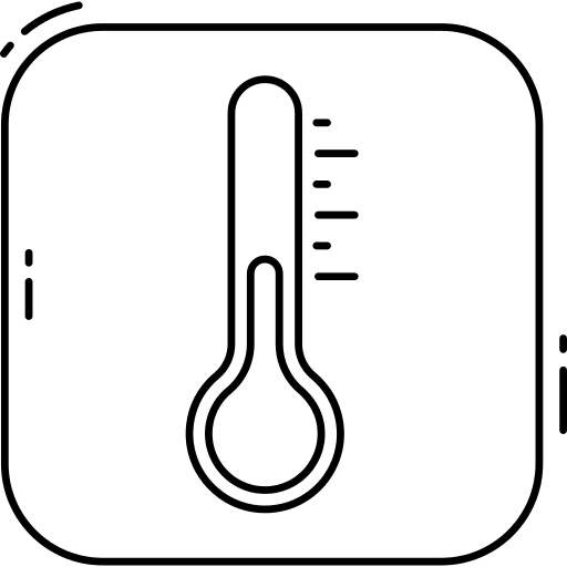 Temperature sensor temperature sensor domotics icon