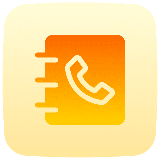 Phone book contact book phone receiver phone book icon Phone book contact book phone receiver phone book icon