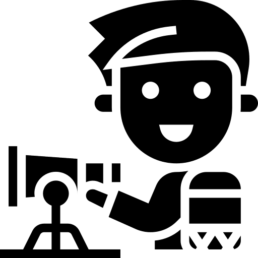 Binoculars see equipment spyglass icon