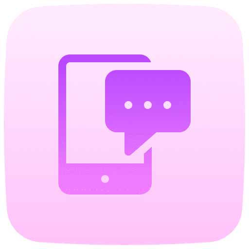 Chat message chat box communications icon Chat message chat box communications icon