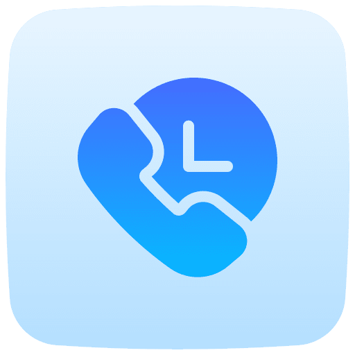 Time call ui phone clock icon Time call ui phone clock icon