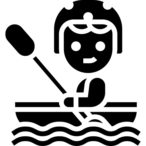 Rowing canoe sports and competition water icon Rowing canoe sports and competition water icon