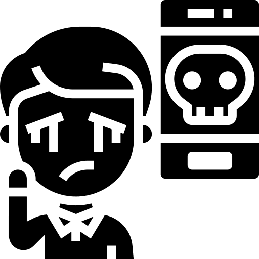 Cyberbullying miscellaneous cyberbullying smartphone icon