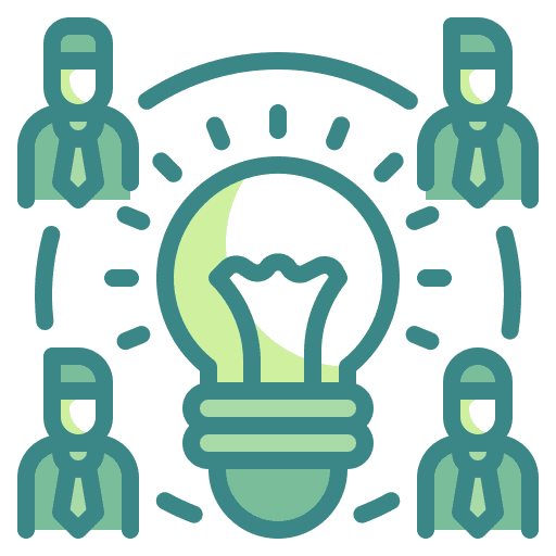 Brainstorm brainstorm meeting discussion icon