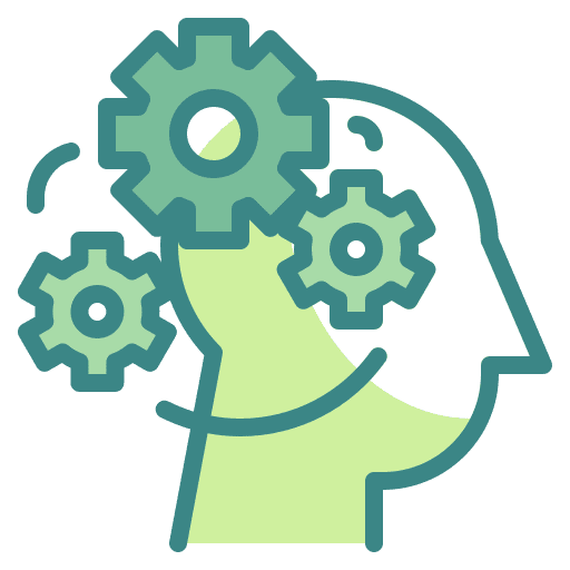 Thinking critical thinking education business and finance icon