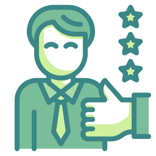 Feedback business and finance satisfaction client icon Feedback business and finance satisfaction client icon