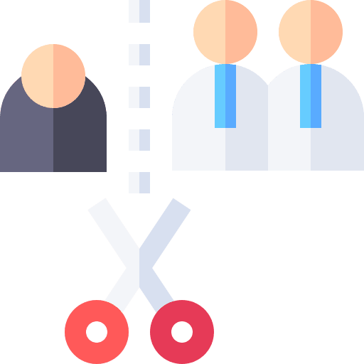 Dismissal dismissal eliminate professions and jobs icon