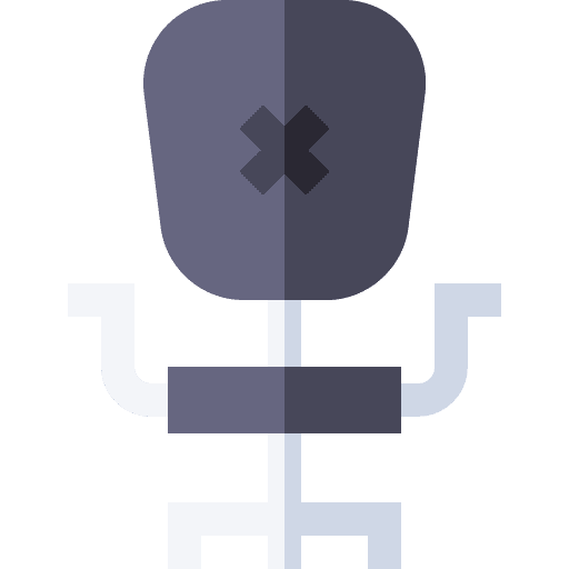 No vacancies no chair cross icon