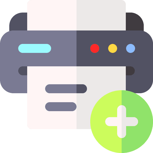 Add printer ui paper icon