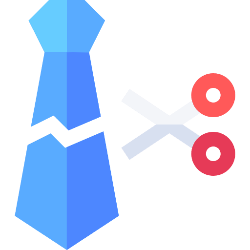 Fired fired professions and jobs cut icon Fired fired professions and jobs cut icon