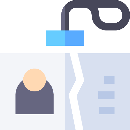 Id card worker broken id card icon Id card worker broken id card icon
