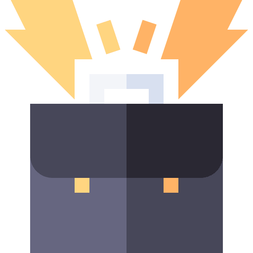 Job loss briefcase job loss professions and jobs icon Job loss briefcase job loss professions and jobs icon