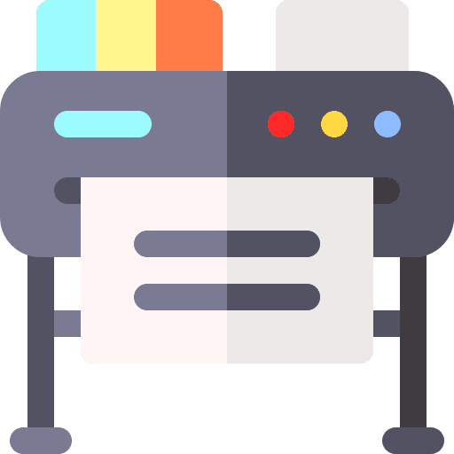 Plotter electronics technology industry icon