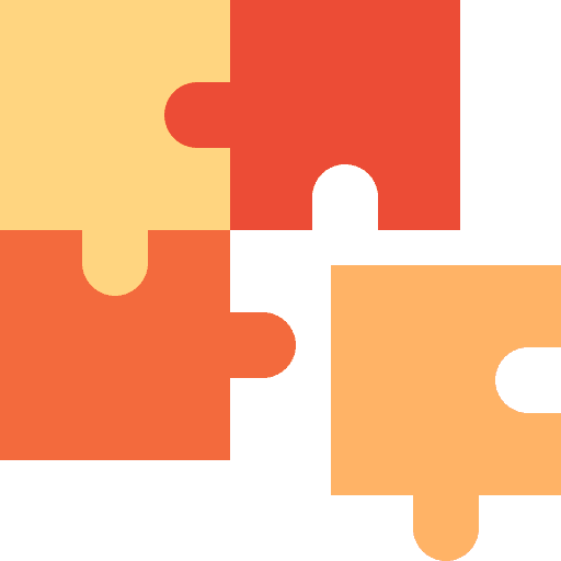 Puzzle hobbies and free time jigsaws fit icon Puzzle hobbies and free time jigsaws fit icon