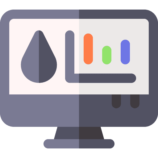 Ink level monitor graphic tool electronics icon Ink level monitor graphic tool electronics icon