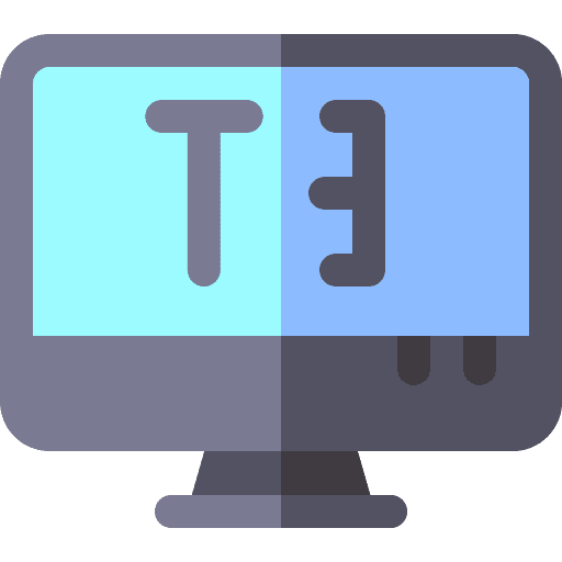 Text size text size interface monitor icon Text size text size interface monitor icon