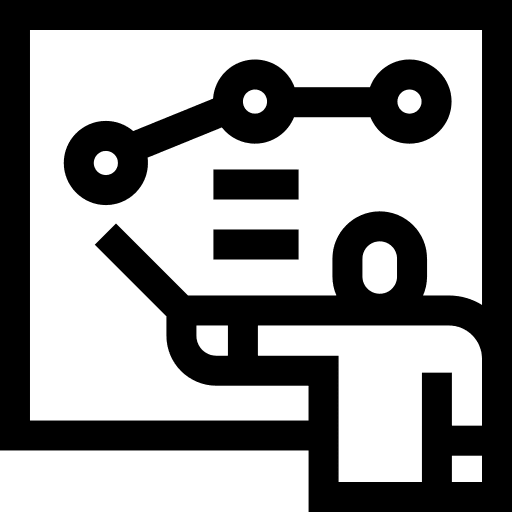 Analysis business and finance board analysis icon