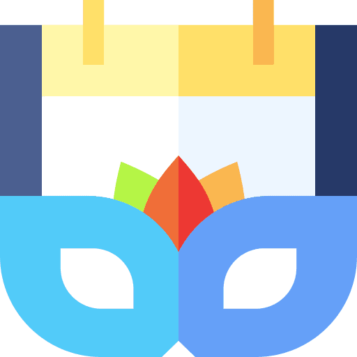 Carnival carnival festivity schedule icon Carnival carnival festivity schedule icon