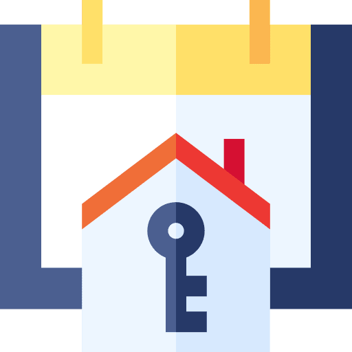 Hand over house rent hand over icon