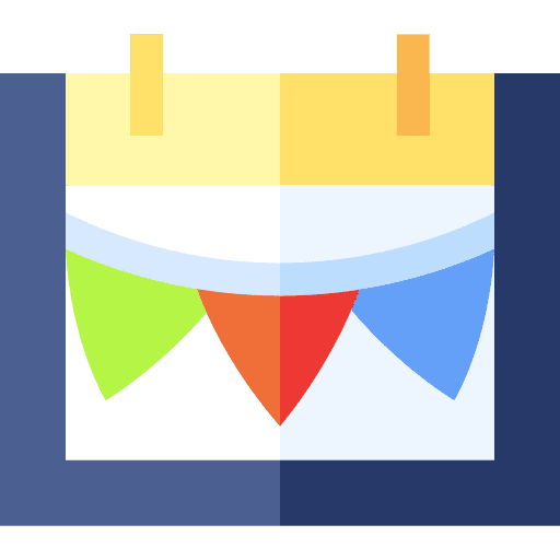 Fair entertainment fair date icon Fair entertainment fair date icon