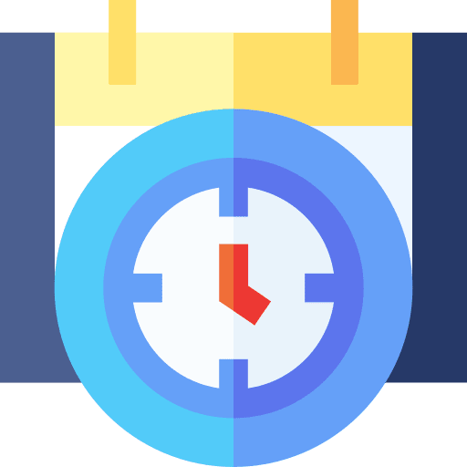 Calendar date follow up education icon Calendar date follow up education icon