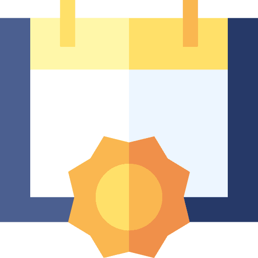 Summer sun calendar date icon Summer sun calendar date icon