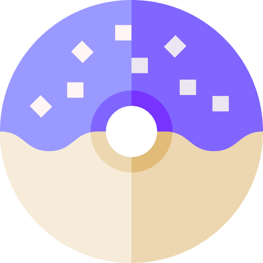 Donut donut snack food and restaurant icon Donut donut snack food and restaurant icon