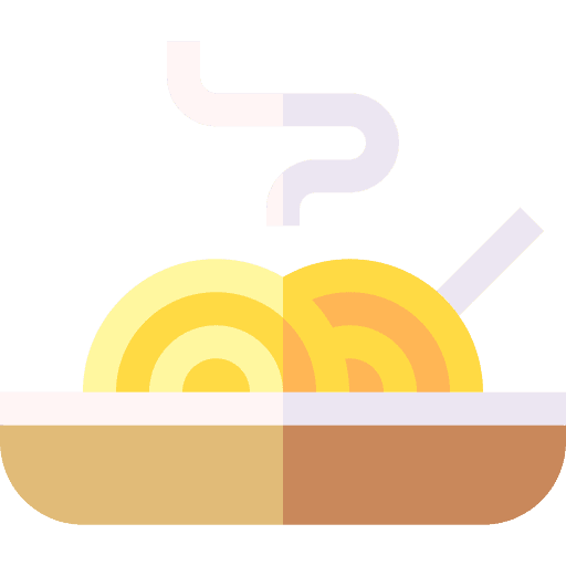 Spaguetti fork food and restaurant meal icon Spaguetti fork food and restaurant meal icon