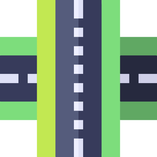 Flyover transportation road roads icon