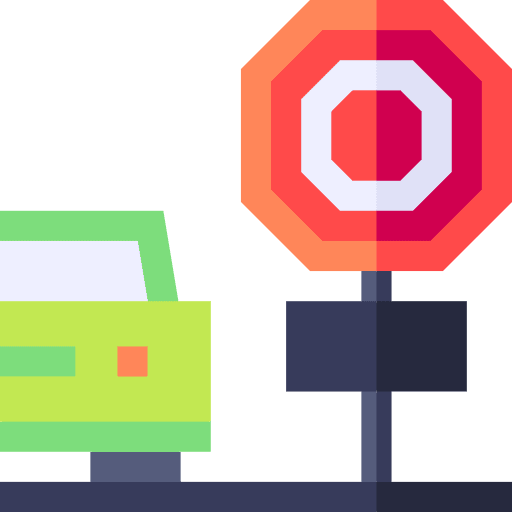 Stop signboard checkpoint sign icon Stop signboard checkpoint sign icon