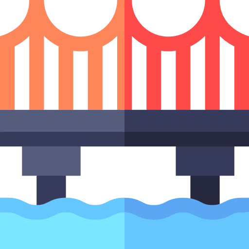Bridge monument monuments engineering icon Bridge monument monuments engineering icon