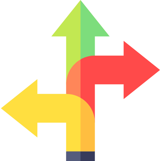 Turn turn arrows road icon Turn turn arrows road icon