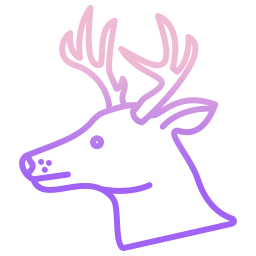Deer mammal christmas reindeer icon Deer mammal christmas reindeer icon