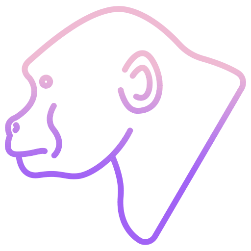 Gorilla zoo animals fauna icon Gorilla zoo animals fauna icon