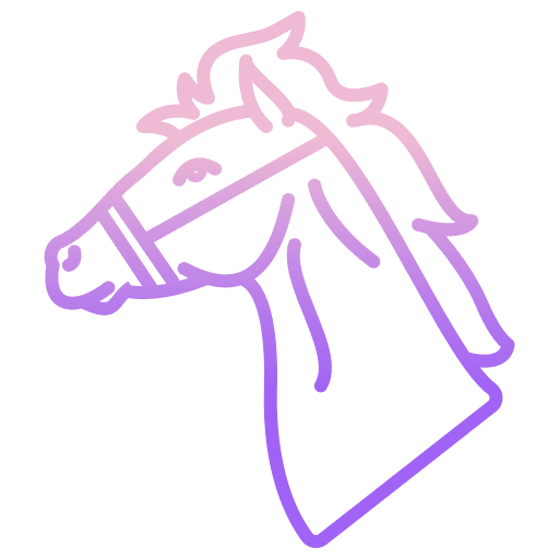 Horse horse head wildlife animals icon