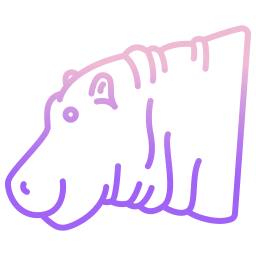 Hippopotamus hippopotamus animal kingdom hippo icon Hippopotamus hippopotamus animal kingdom hippo icon