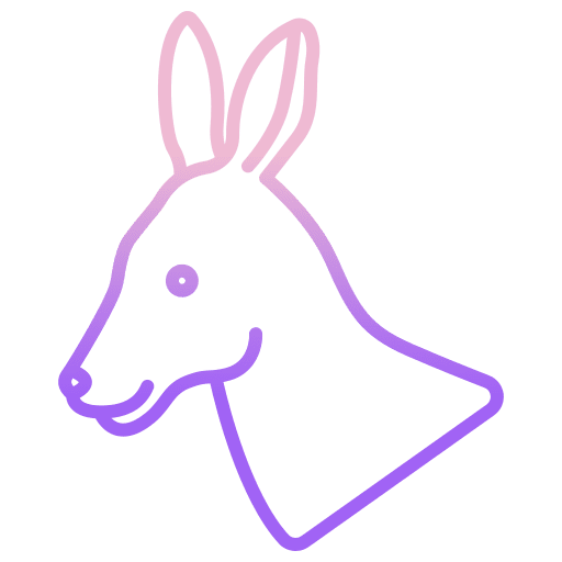 Kangaroo zoology wild life animal kingdom icon Kangaroo zoology wild life animal kingdom icon