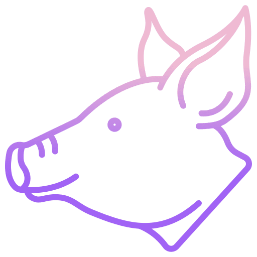 Pig fauna animals animal kingdom icon Pig fauna animals animal kingdom icon