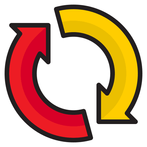 Refresh arrow infographic arrows refresh arrow icon