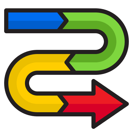 Arrow chart arrows infographic icon Arrow chart arrows infographic icon