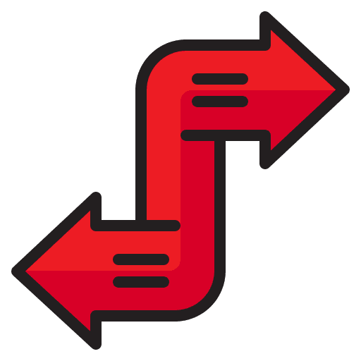 Arrows couple chart element arrows icon Arrows couple chart element arrows icon