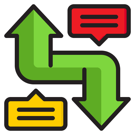Arrows couple message diagram arrows icon Arrows couple message diagram arrows icon