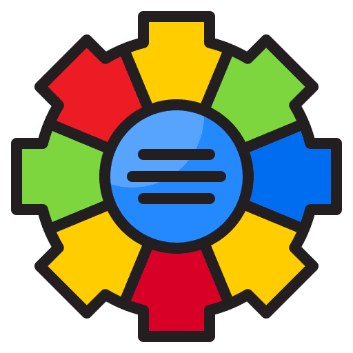 Infographic elements infographic cogwheel arrows icon Infographic elements infographic cogwheel arrows icon
