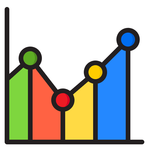 Line chart chart arrows infographic icon Line chart chart arrows infographic icon