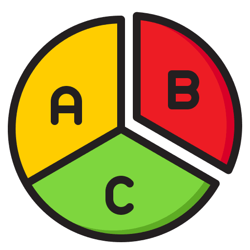 Pie chart graphic cycle arrows icon Pie chart graphic cycle arrows icon