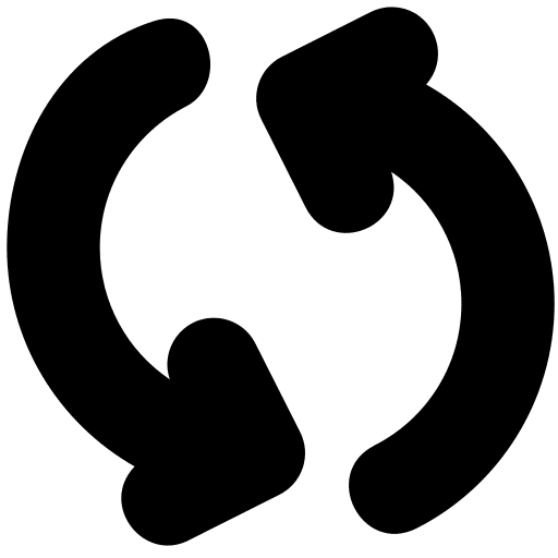 Rotation reload rotation arrows icon