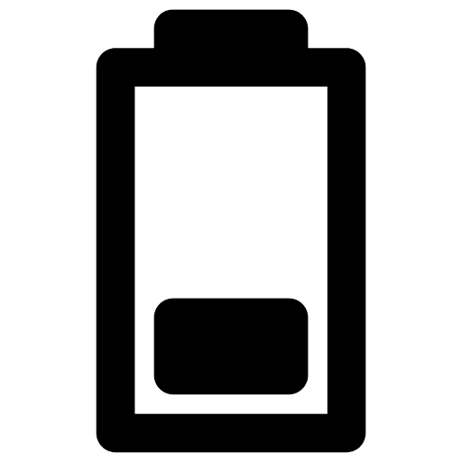 Low battery battery level battery status ui icon