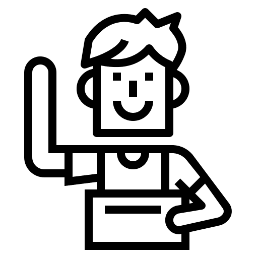 Volunteer volunteering handling cooperation icon