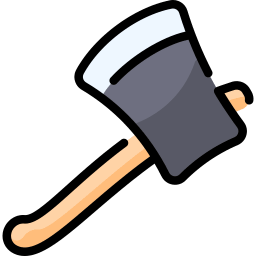 Axe woodcutter axe cutting tool icon Axe woodcutter axe cutting tool icon
