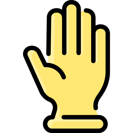 Glove equipment farming and gardening rubber icon Glove equipment farming and gardening rubber icon